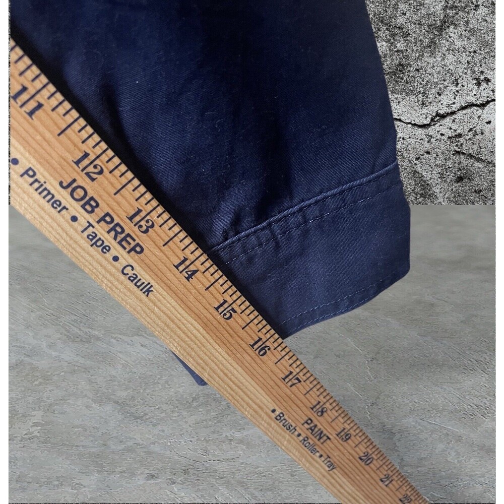 NWT Women’s Levi’s Button Up Waist Tie Utility Field Jacket Navy 100% Cotton Sm - Picture 8 of 8